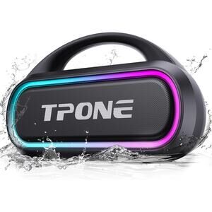 TPONE XT-01 Portable Bluetooth Speaker 30W BassUp Sound LED Lights Waterproof